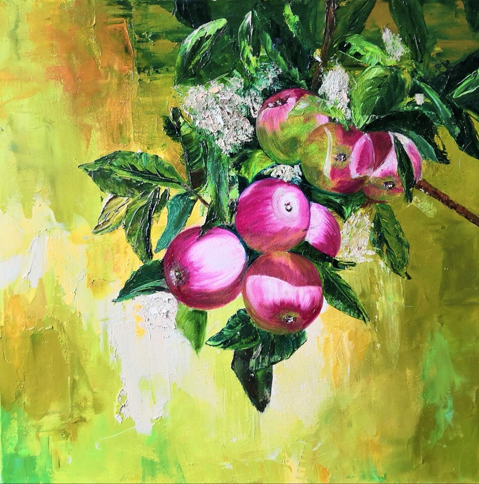 Ветка яблони