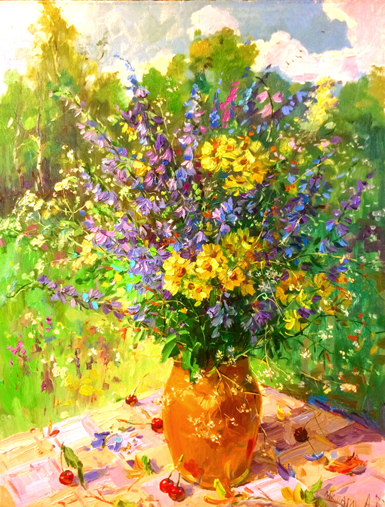 Букет с колокольчиками