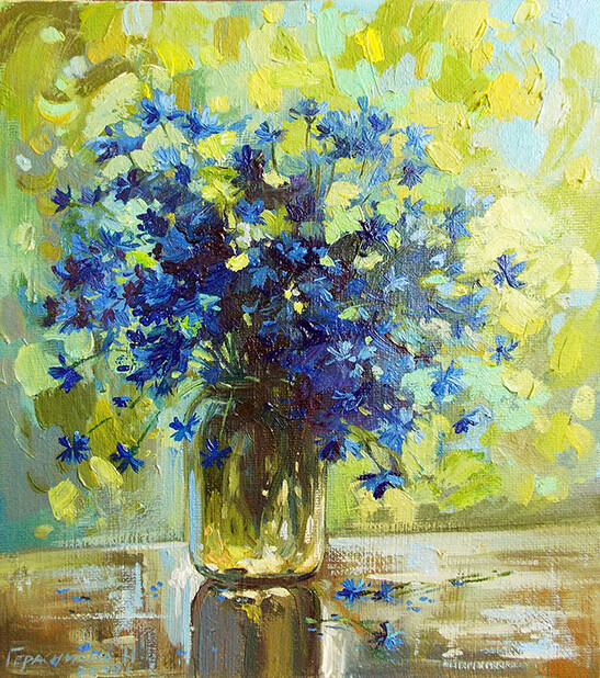 Букетик васильков