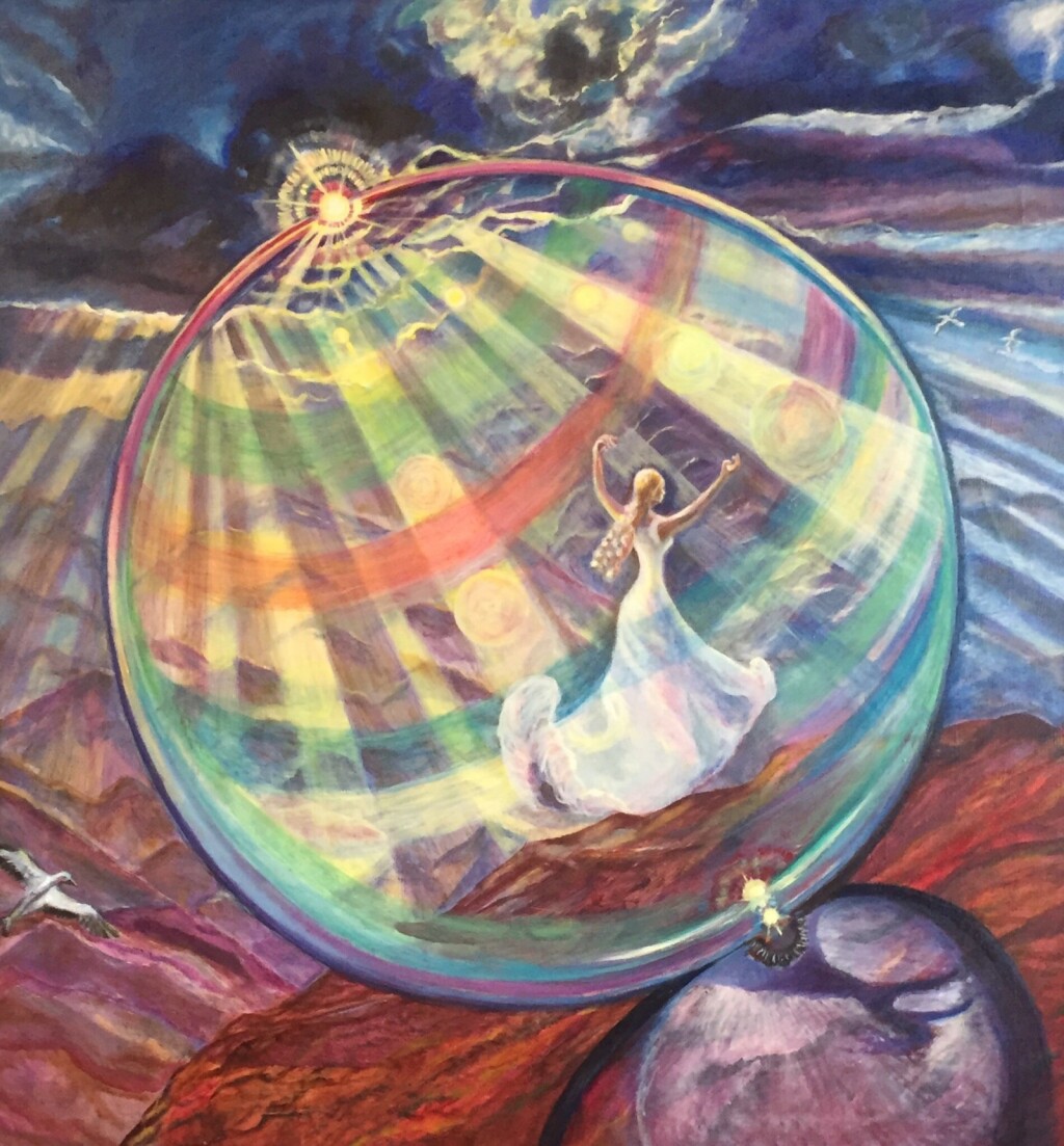 Девушка в шаре