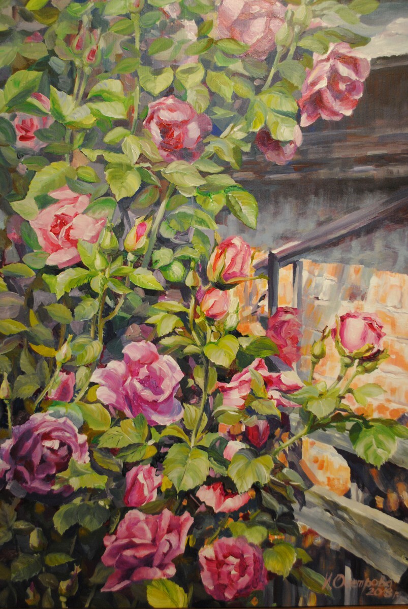 Розовый куст