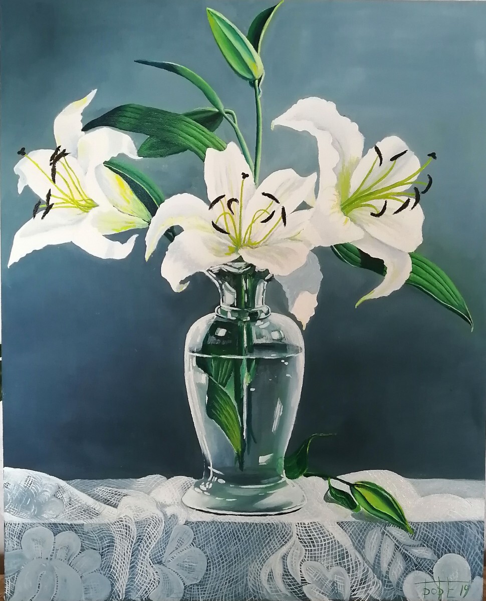 Лилии в вазе.