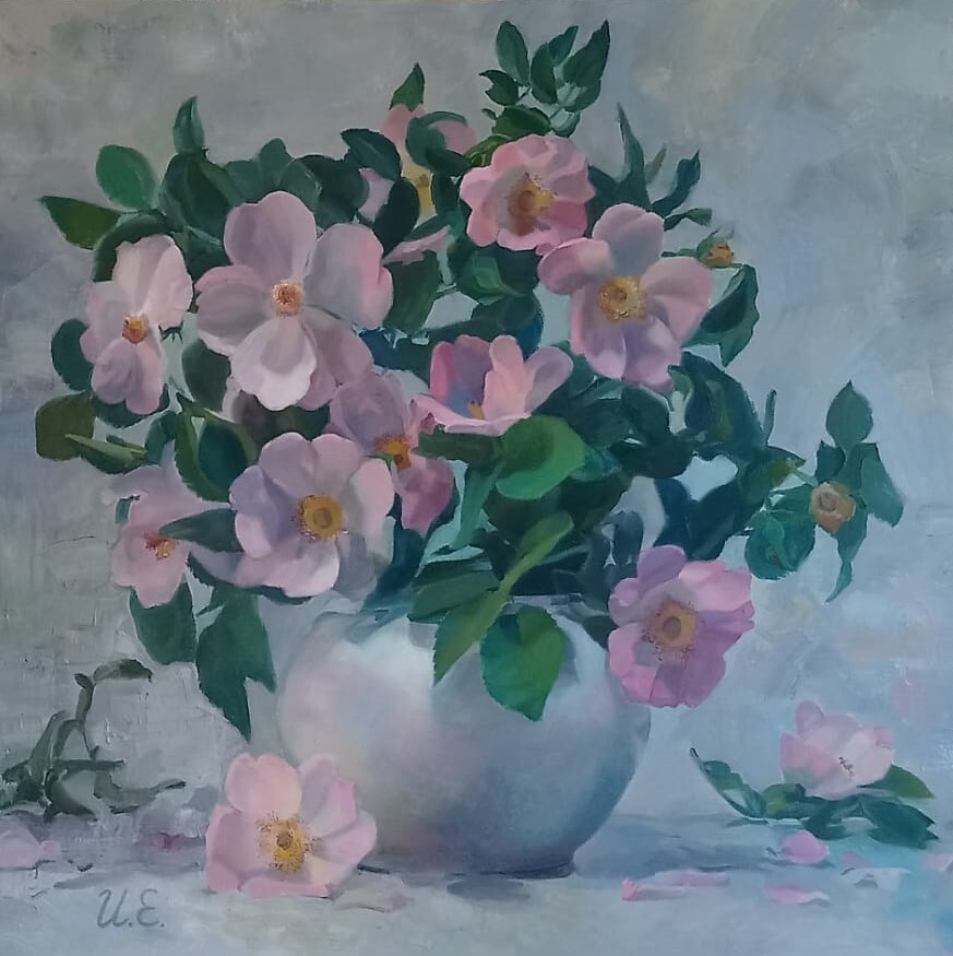 Розовое утро