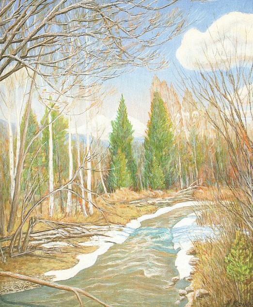 весна в предгорье