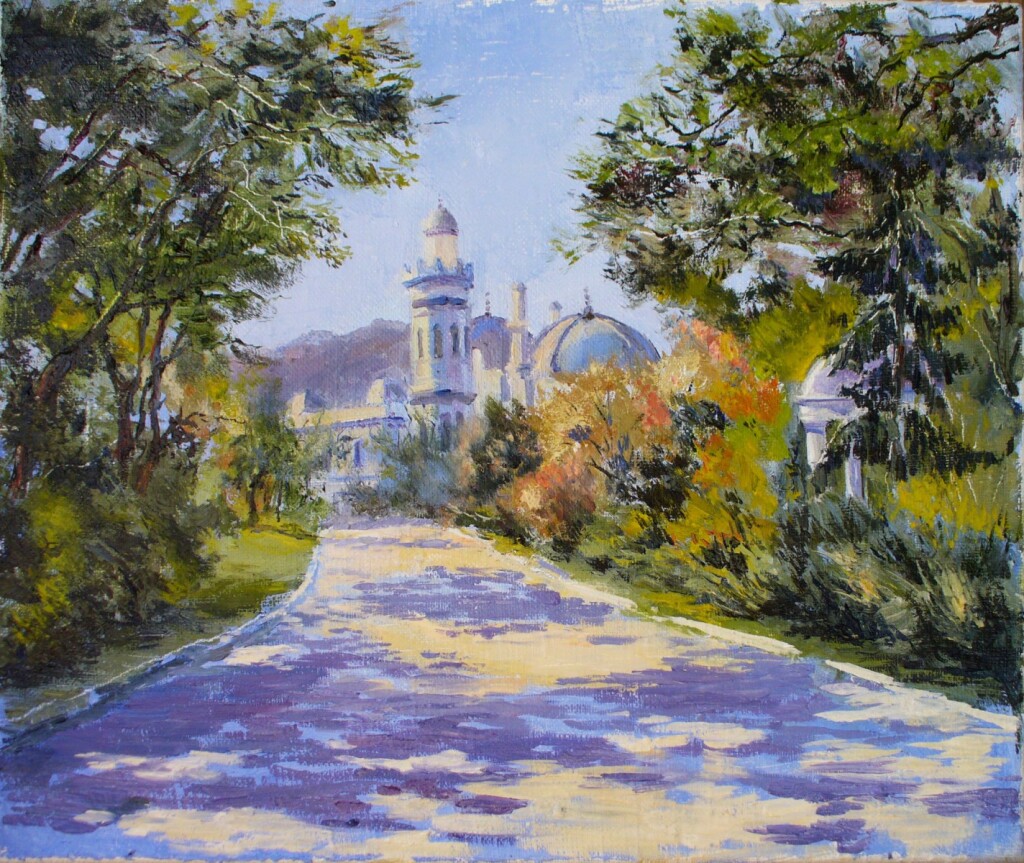 Феодосия. Дача Стамболи. Раннее осеннее утро