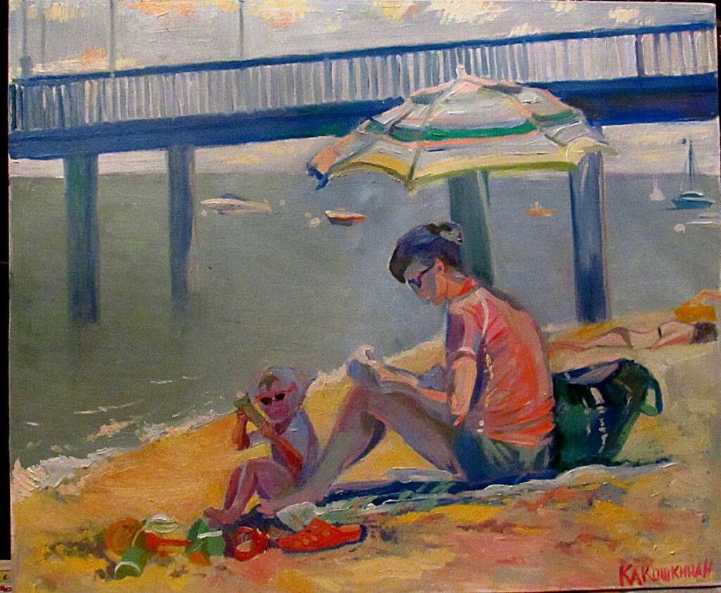 Утро на пляже