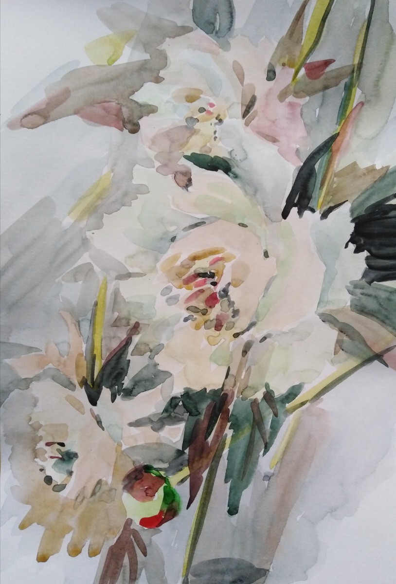 Белые пионы