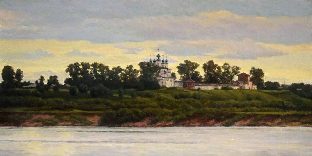 Вид на Троице-Гледенский монастырь