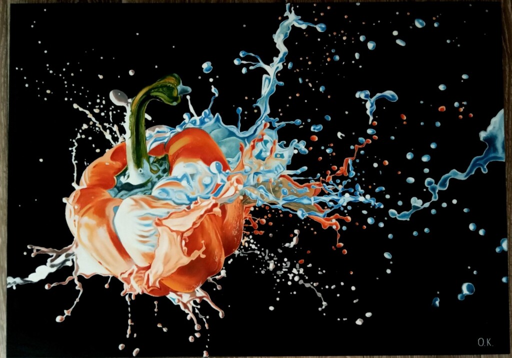 Перец в краске