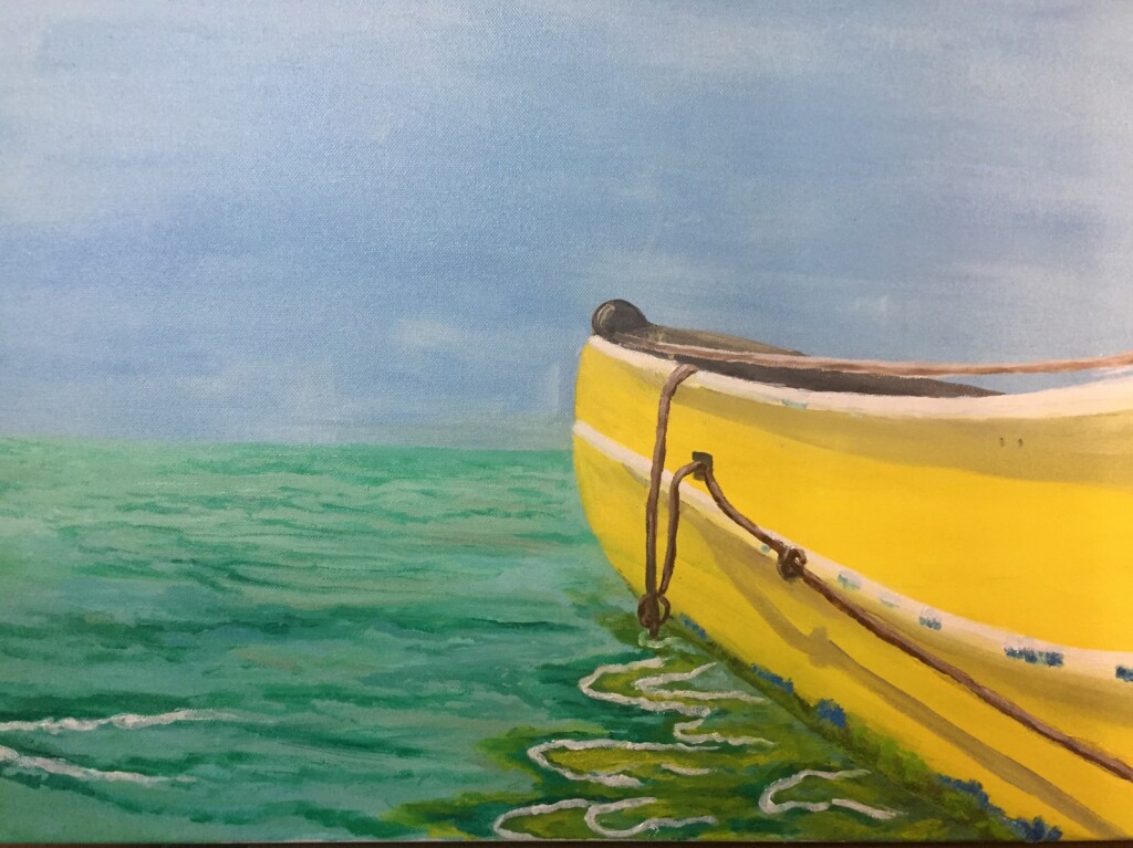 Желтая лодка