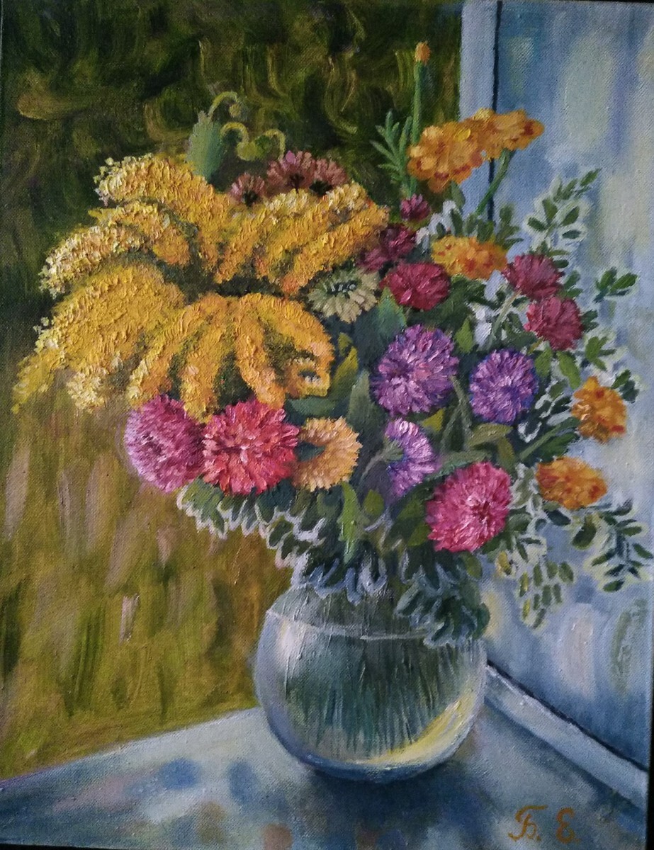 Осенний букет (астры)