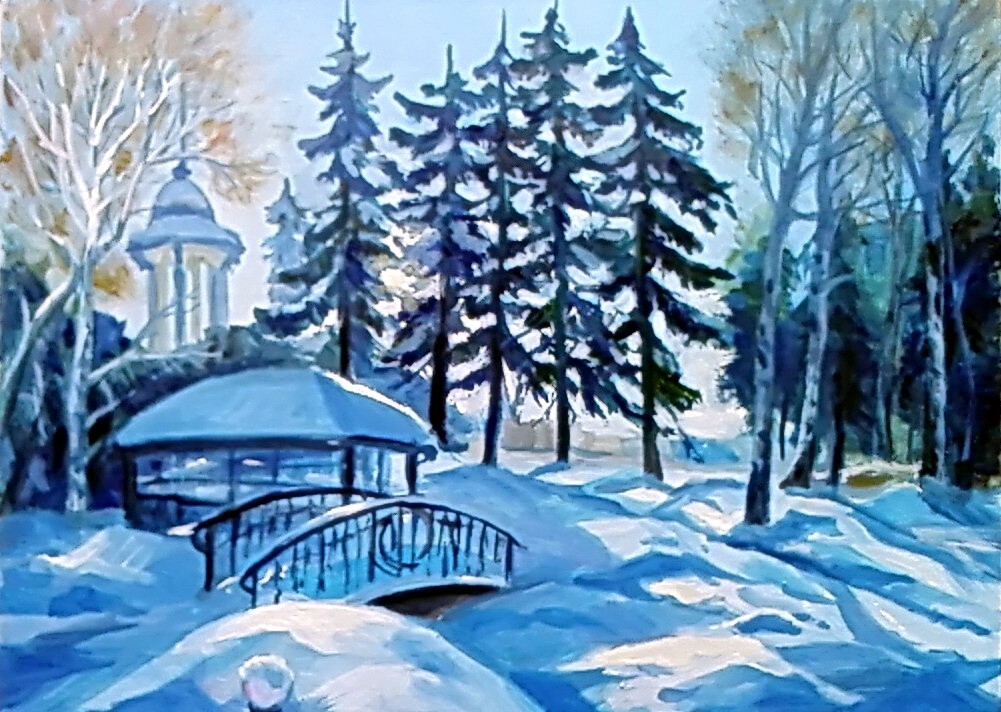 Зимний мостик