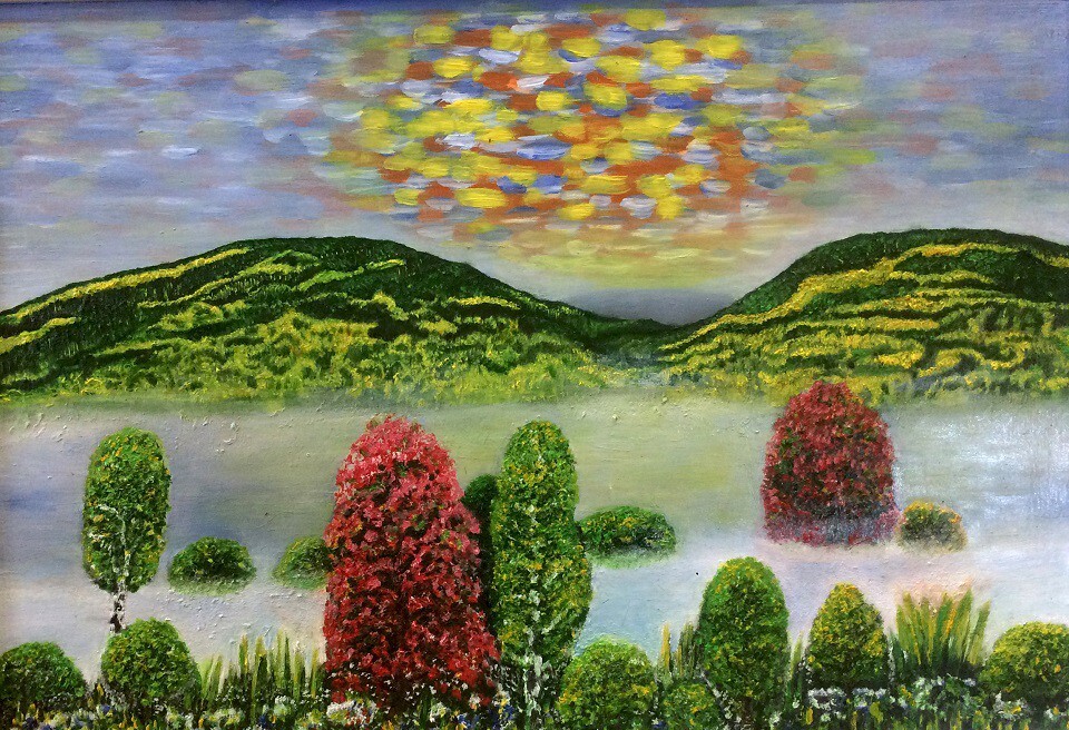 Рассвет на озере