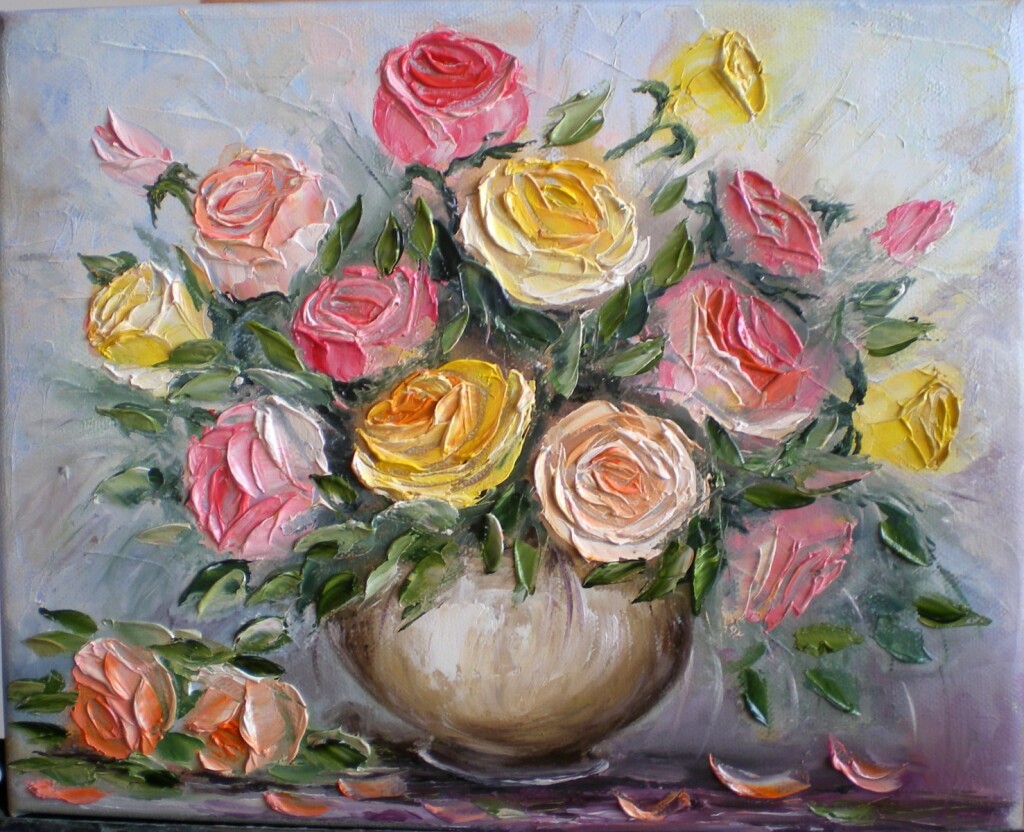 Букет из нежных роз