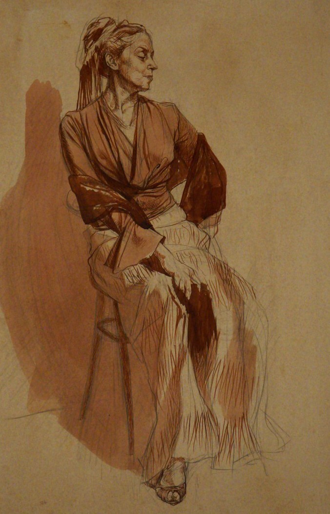 Картина "Портрет женщины"