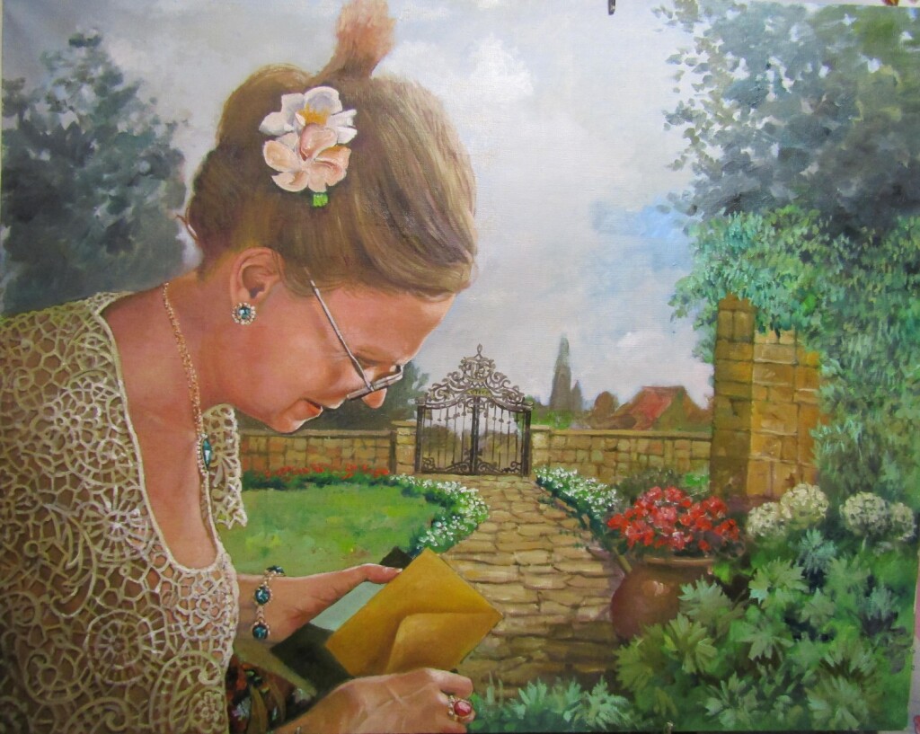 жена какого то художника