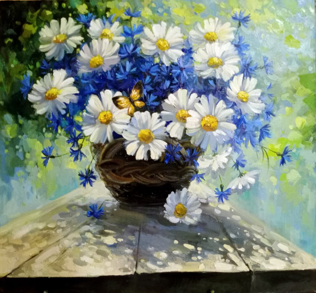 Васильки-ромашки