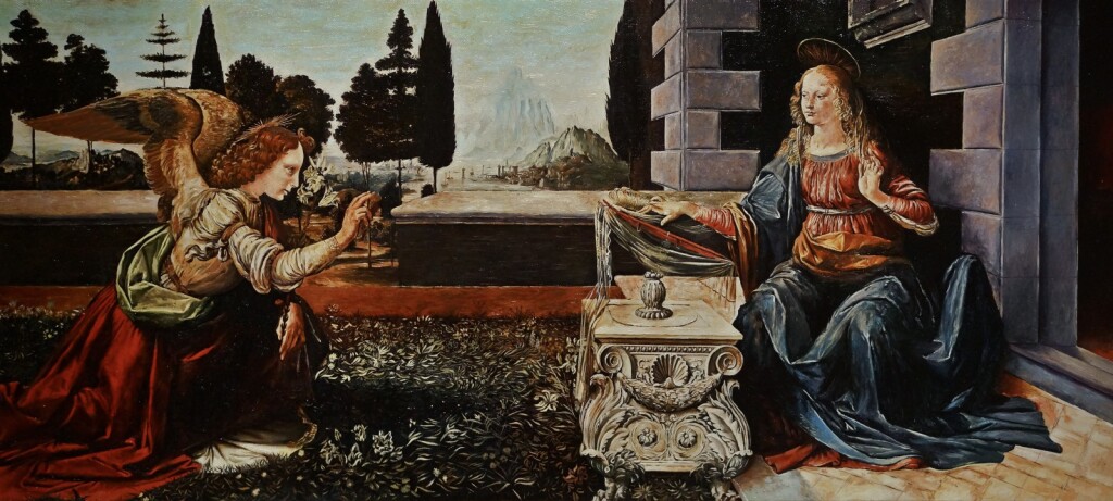 Благовещение Леонардо да Винчи