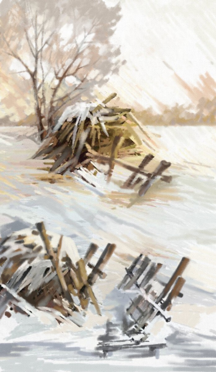 В конце зимы.