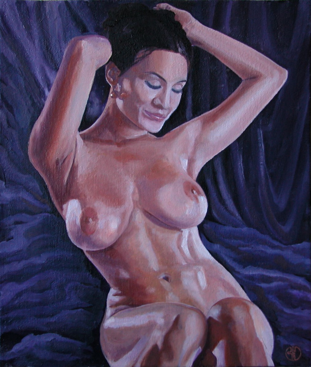 Модель в масле