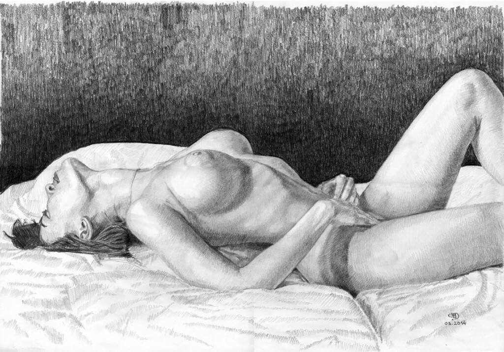 Ландшафты тела, натурщица 034