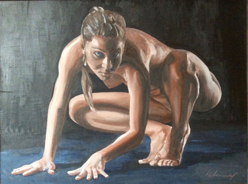 Натурщица 040