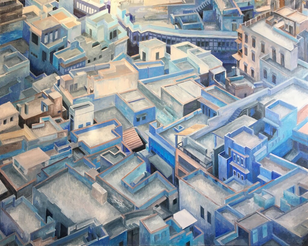 Архитектура № 032, лазурный город