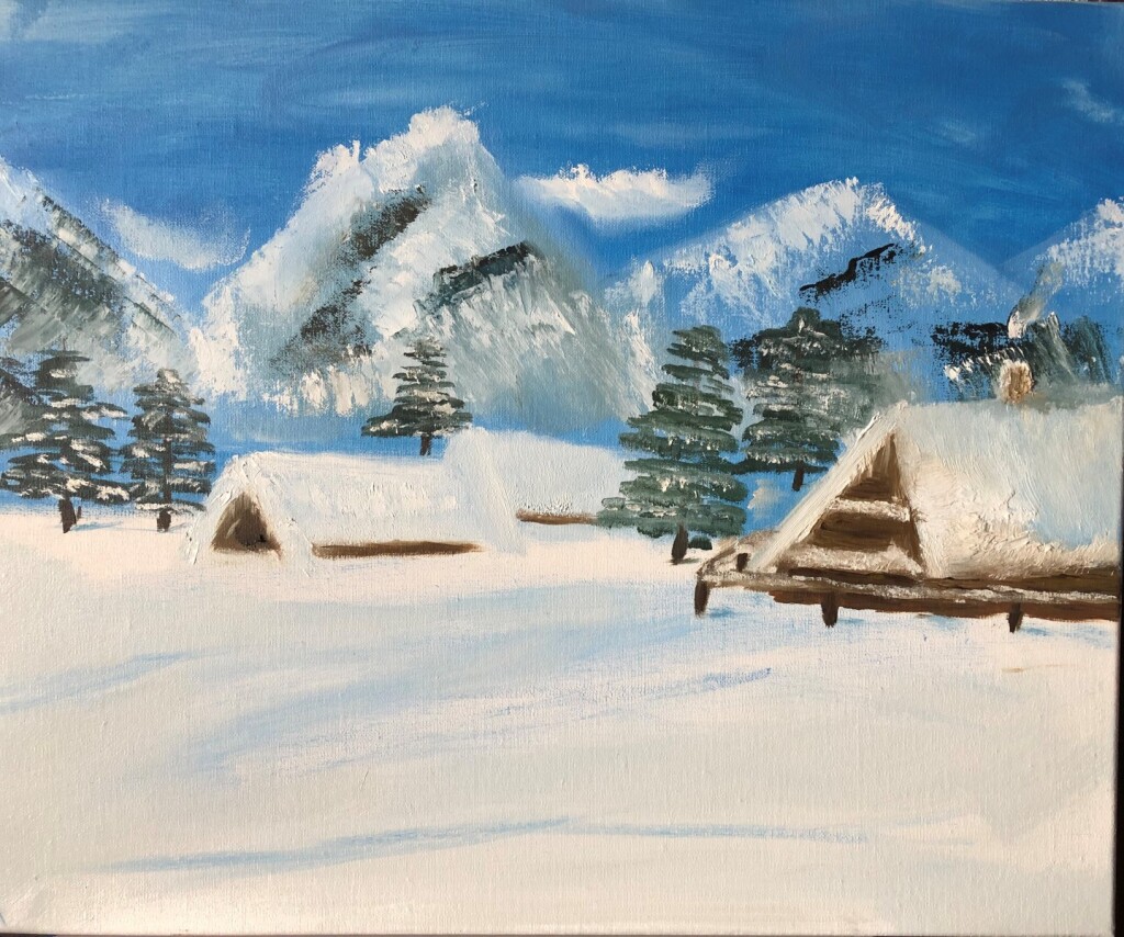 Зима в горах