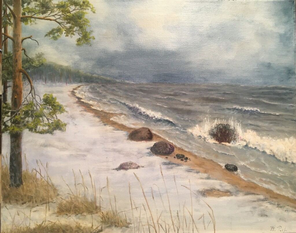 Балтика зимой