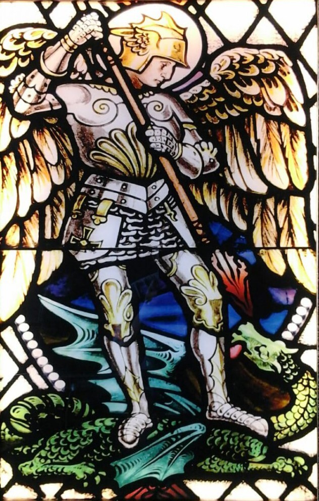 Архангел Михаил поражает дракона