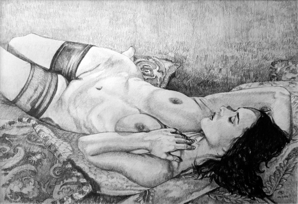 Натурщица 039