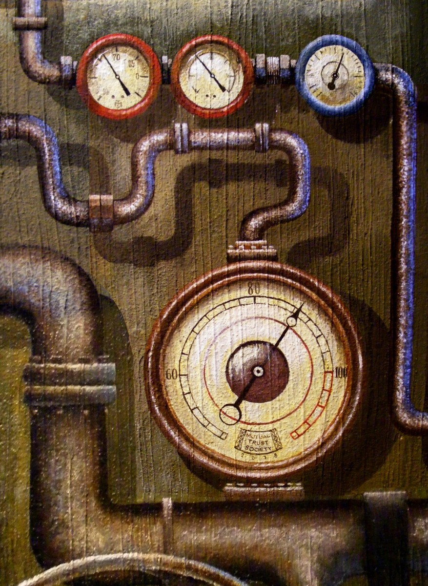 Роспись в бизнес-центре