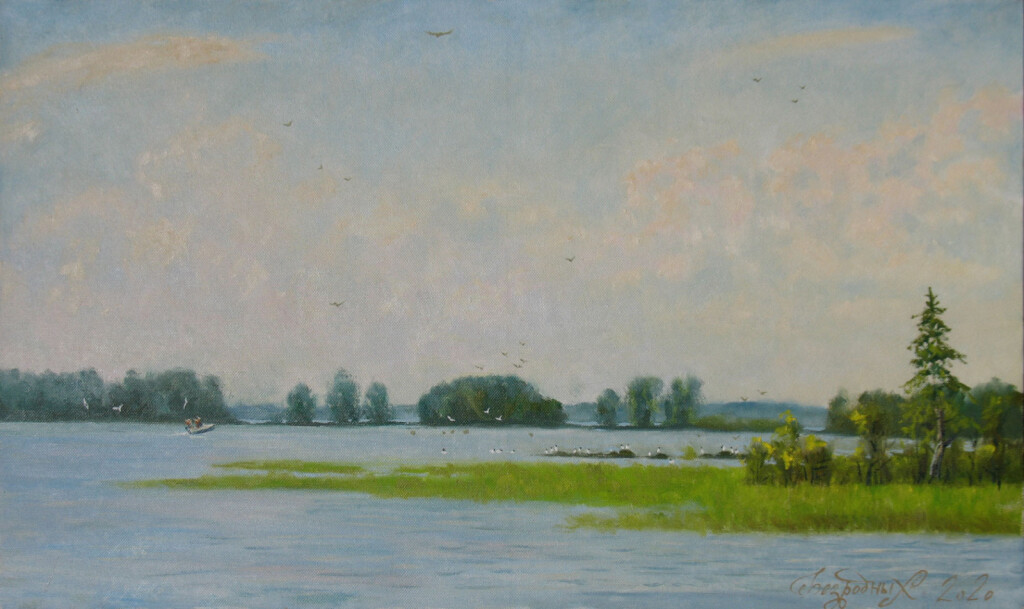 Озеро.Острова