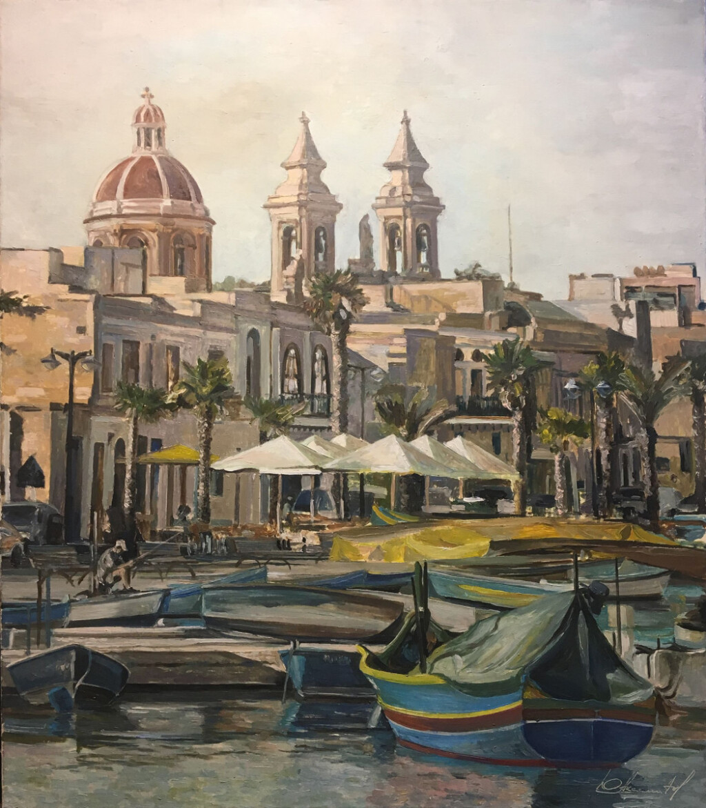 Мальа, городской пейзаж, причал