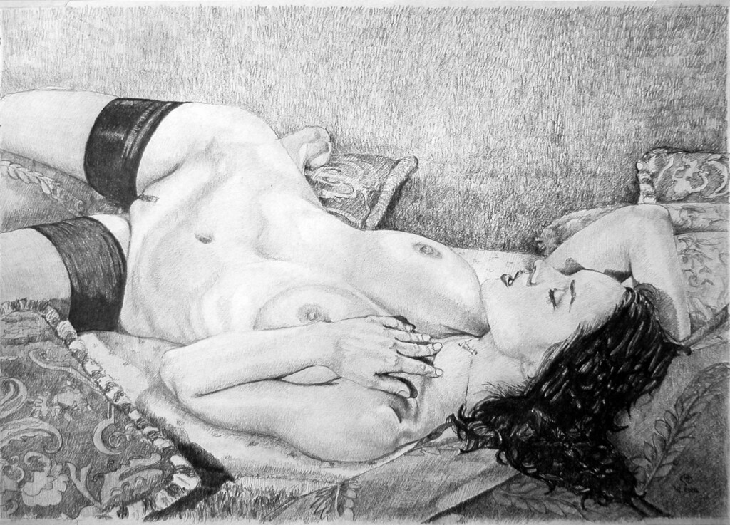 Натурщица 038