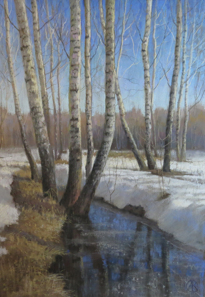 Апрельские березки