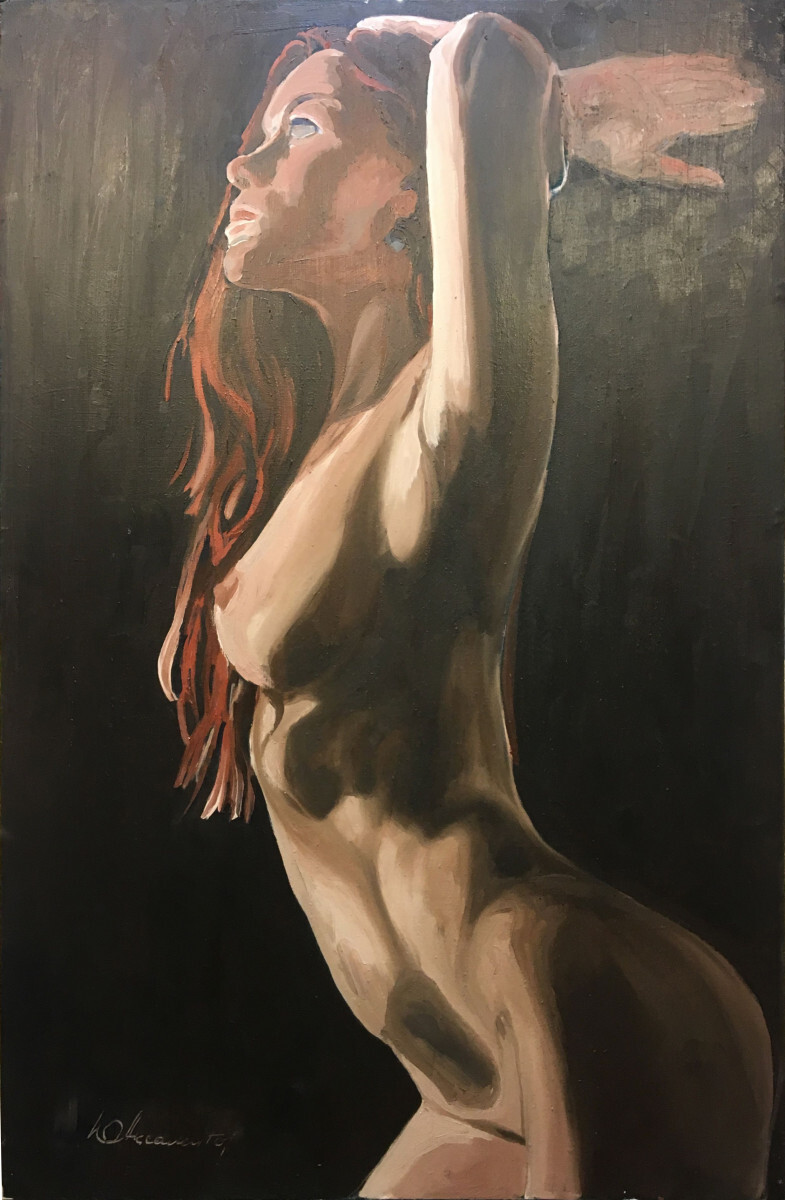 Натурщица 042