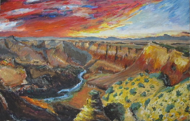 Гранд Каньон на закате