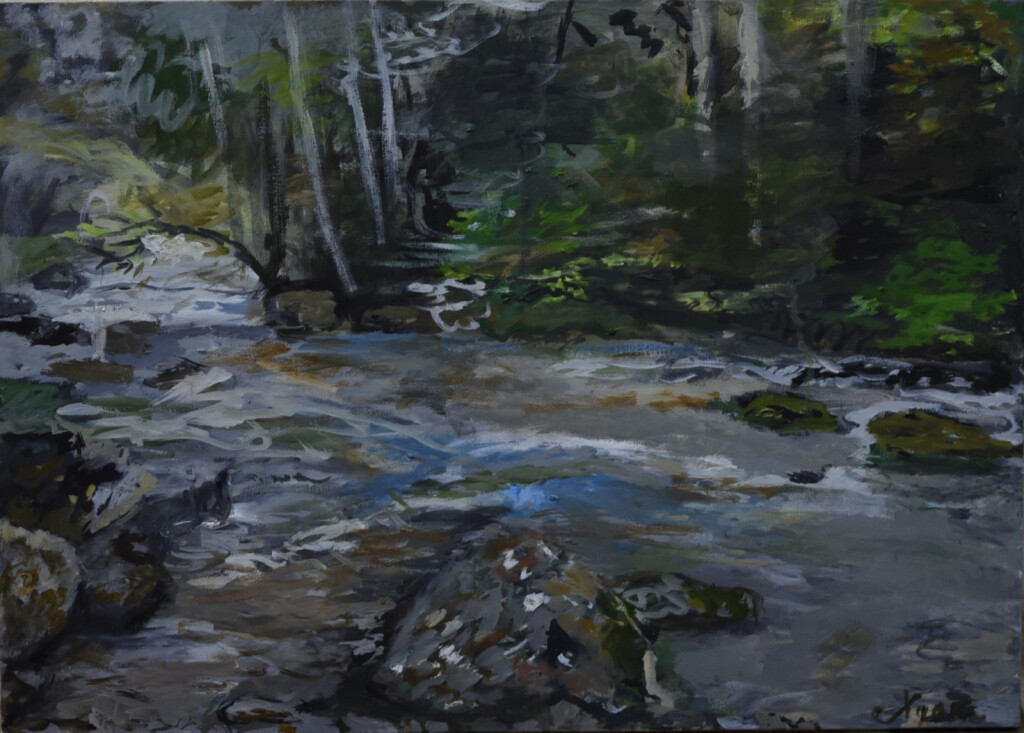 мезмай,речка пейзаж № 2