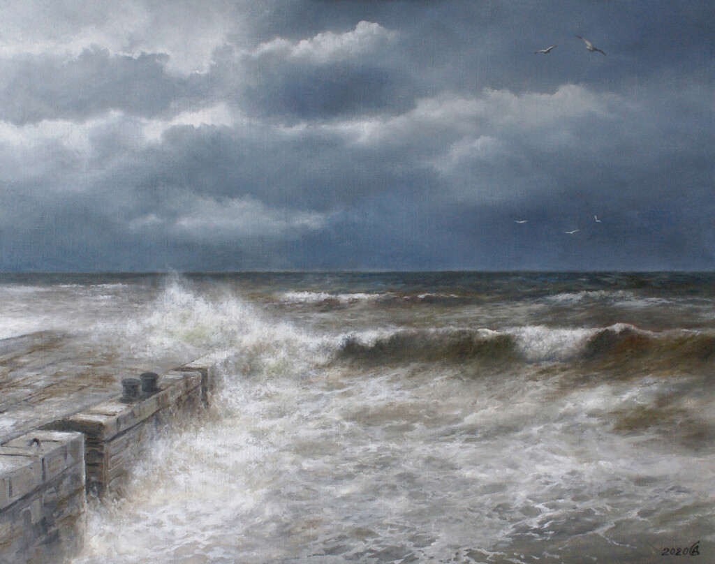 Море штормит