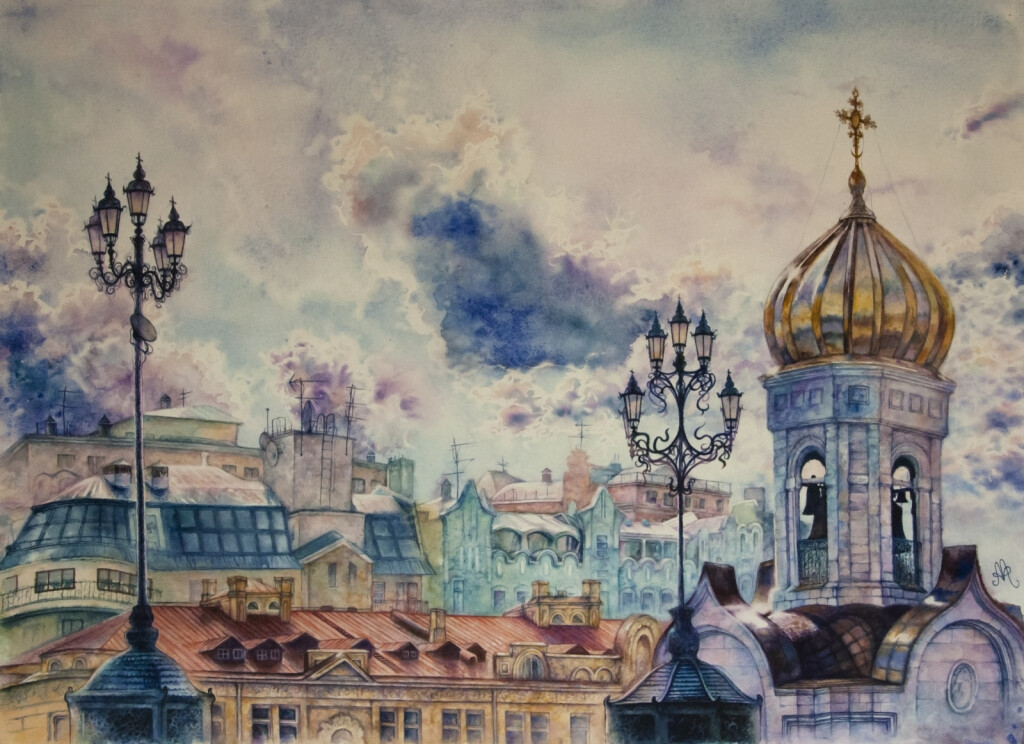 Фонари и крыши