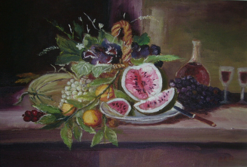 Натюрморт с фруктами