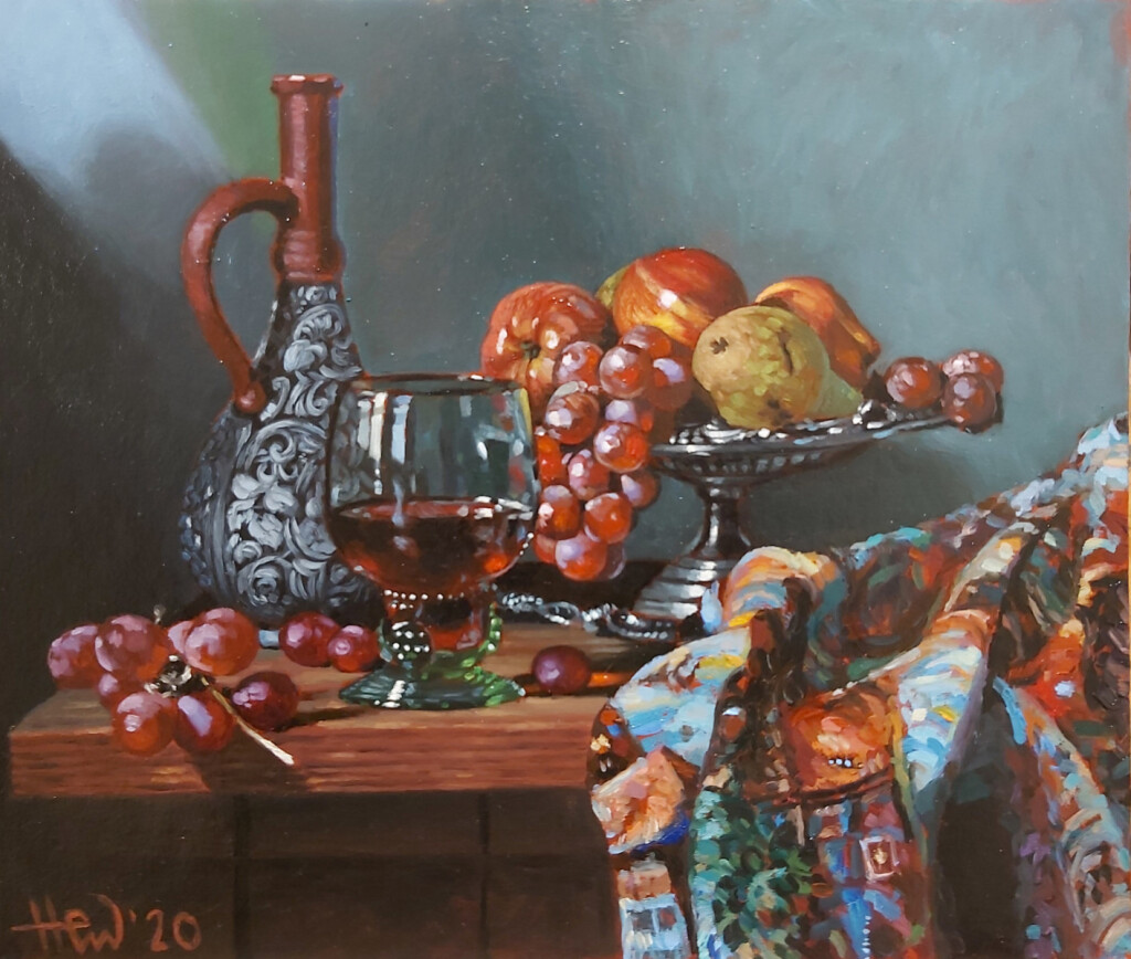 Натюрморт с гобеленом