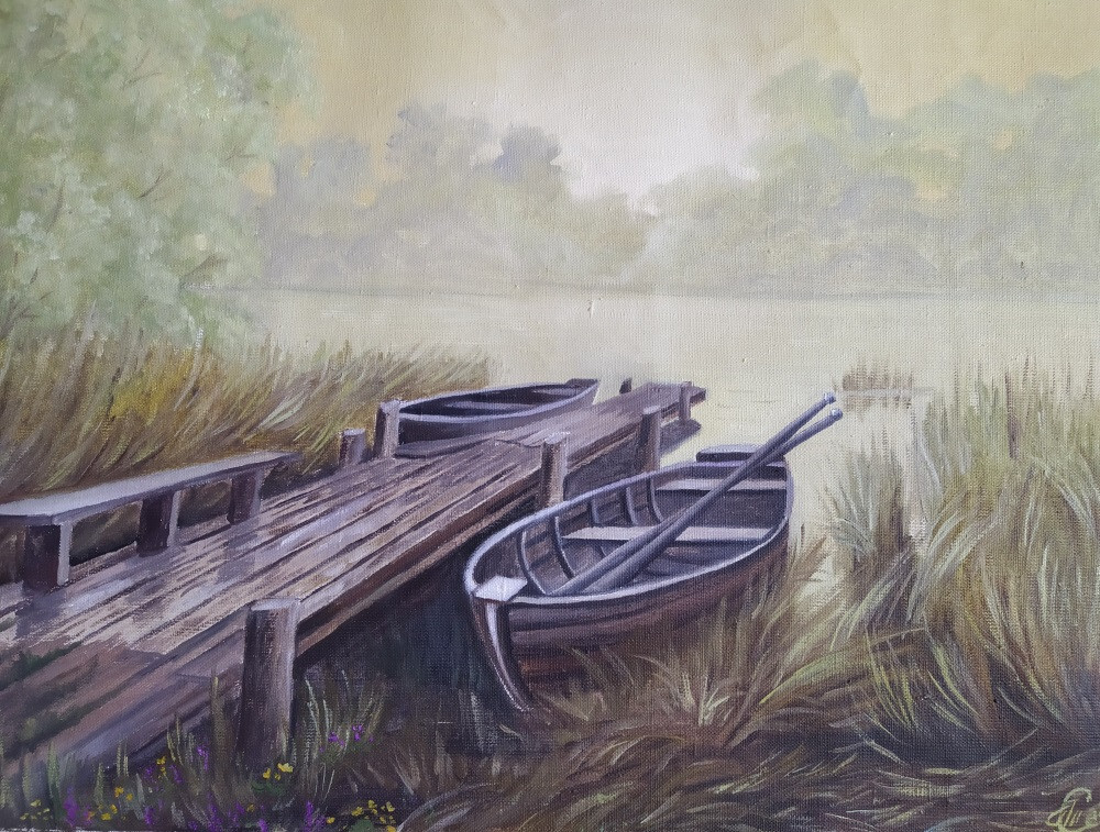 Утро туманное.