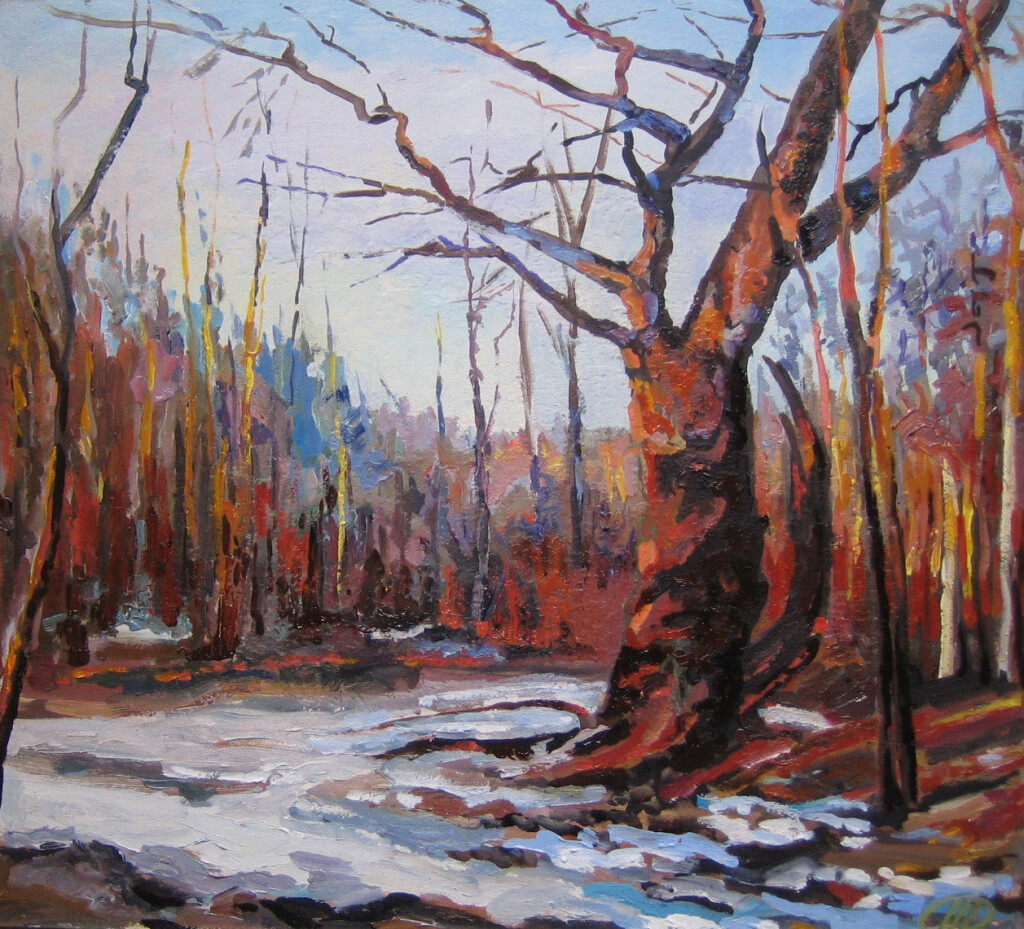 Этюд про дуб