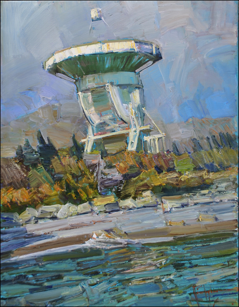 В голубом заливе