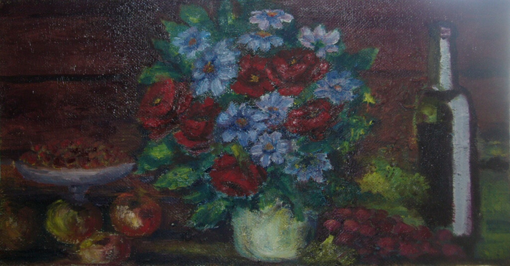 Натюрморт с вином