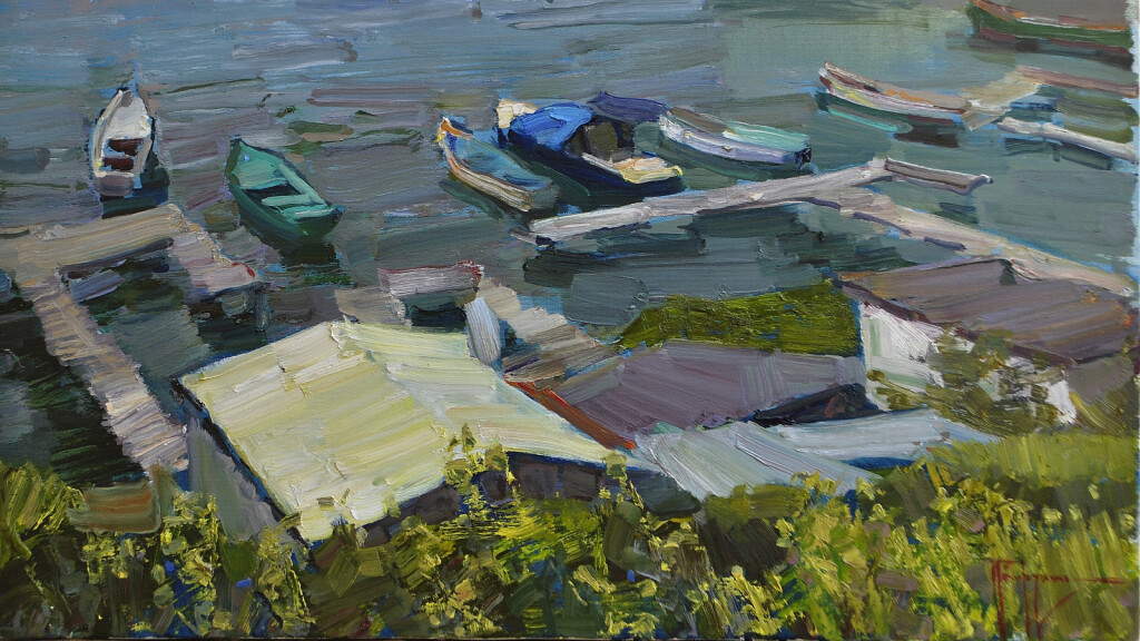 Весна на лодочной станции