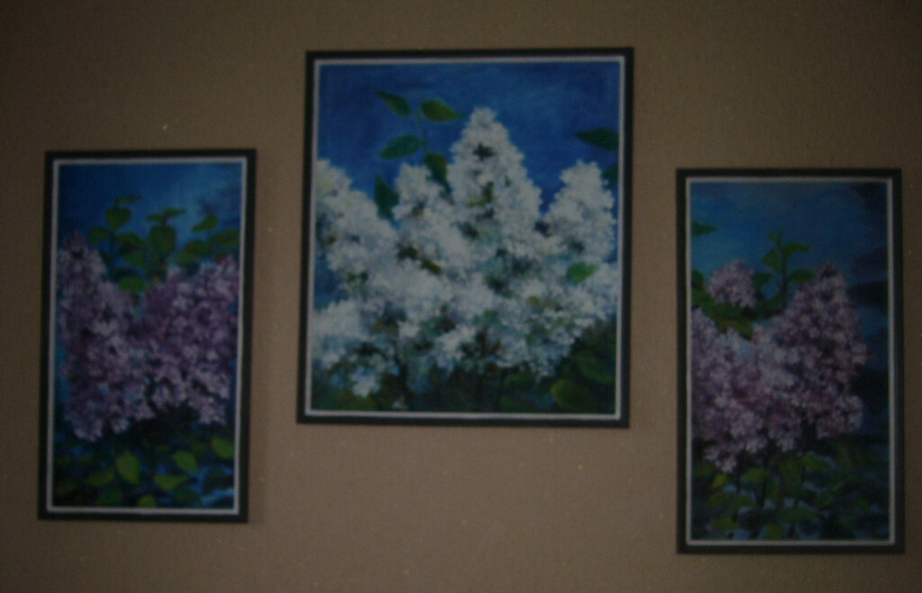 Сирень.  Триптих.