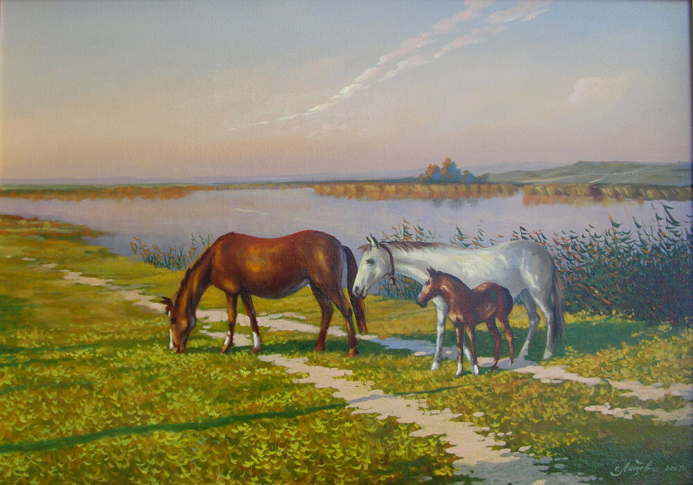 Вечер на реке